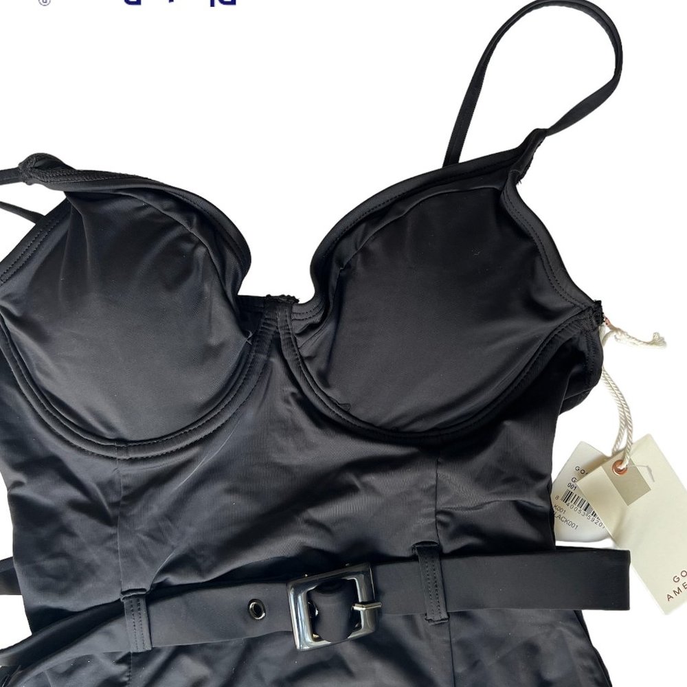 Good American Showoff Black One Piece Swimsuit Black - Picture 11 of 13